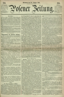 Posener Zeitung. 1864, [№] 251 (26 Oktober) + dod.