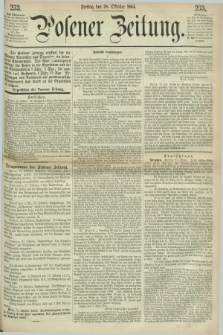 Posener Zeitung. 1864, [№] 253 (28 Oktober) + dod.