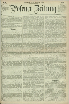 Posener Zeitung. 1864, [№] 260 (5 November) + dod.