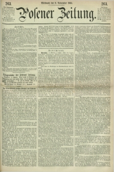 Posener Zeitung. 1864, [№] 263 (9 November) + dod.