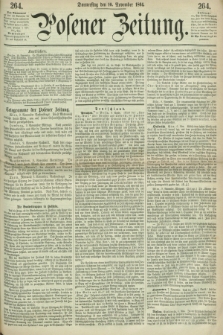 Posener Zeitung. 1864, [№] 264 (10 November) + dod.