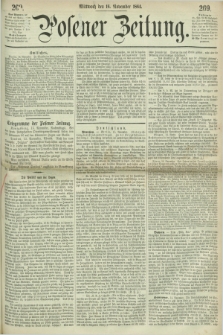 Posener Zeitung. 1864, [№] 269 (16 November) + dod.