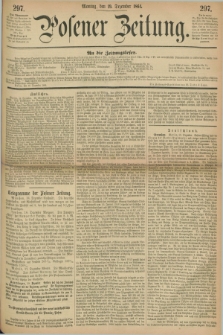 Posener Zeitung. 1864, [№] 297 (19 Dezember) + dod.
