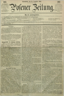 Posener Zeitung. 1864, [№] 307 (31 Dezember) + dod.