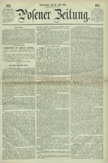 Posener Zeitung. 1865, [№] 163 (15 Juli) + dod.