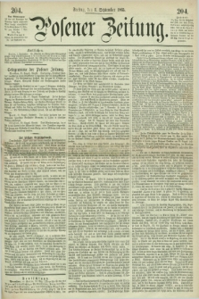 Posener Zeitung. 1865, [№] 204 (1 September) + dod.