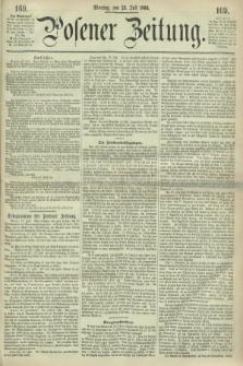Posener Zeitung. 1866, [№] 169 (23 Juli) + dod.