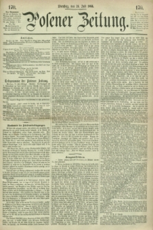 Posener Zeitung. 1866, [№] 170 (24 Juli) + dod.