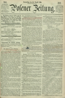 Posener Zeitung. 1866, [№] 202 (30 August) + dod.