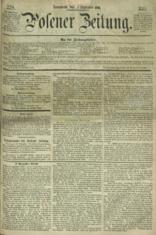 Posener Zeitung. 1866, [№] 228 (29 September) + dod.