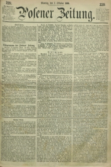 Posener Zeitung. 1866, [№] 229 (1 Oktober) + dod.