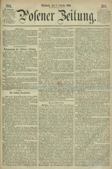 Posener Zeitung. 1866, [№] 231 (3 Oktober)