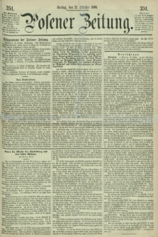 Posener Zeitung. 1866, [№] 251 (25 Oktober) + dod.