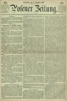 Posener Zeitung. 1866, [№] 264 (10 November) + dod.