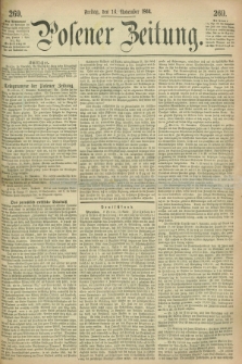 Posener Zeitung. 1866, [№] 269 (16 November) + dod.