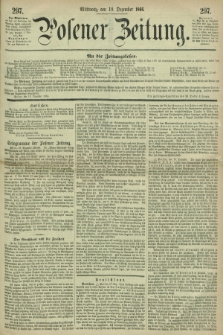 Posener Zeitung. 1866, [№] 297 (19 Dezember) + dod.