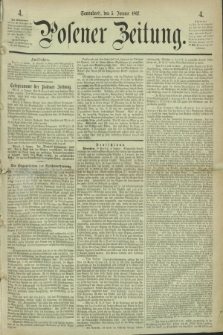 Posener Zeitung. 1867, [№] 4 (5 Januar) + dod.