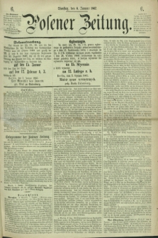 Posener Zeitung. 1867, [№] 6 (8 Januar) + dod.