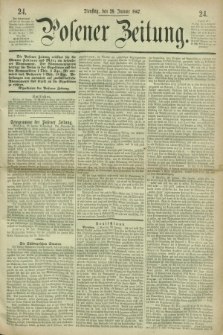 Posener Zeitung. 1867, [№] 24 (29 Januar) + dod.