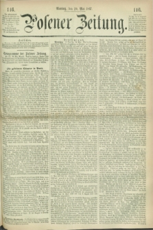 Posener Zeitung. 1867, [№] 116 (20 Mai) + dod.