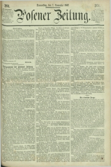 Posener Zeitung. 1867, [№] 261 (7 November) + dod.