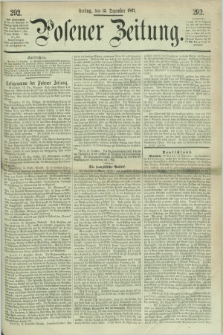 Posener Zeitung. 1867, [№] 292 (13 Dezember) + dod.