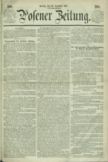 Posener Zeitung. 1867, [№] 298 (20 Dezember) + dod.