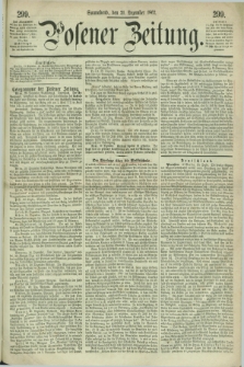 Posener Zeitung. 1867, [№] 299 (21 Dezember) + dod.