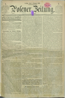 Posener Zeitung. 1868, [№] 1 (3 Januar) + dod.