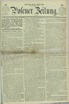 Posener Zeitung. 1868, [№] 24 (30 Januar) + dod.
