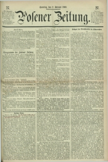 Posener Zeitung. 1868, [№] 27 (2 Februar) + dod.