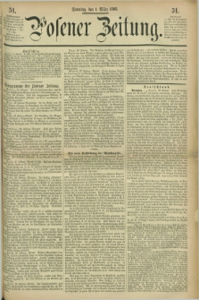 Posener Zeitung. 1868, [№] 51 (1 März) + dod.