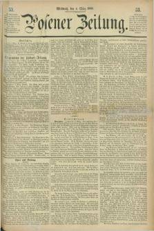 Posener Zeitung. 1868, [№] 53 (4 März) + dod.