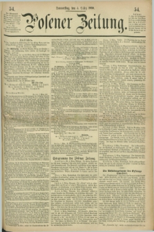 Posener Zeitung. 1868, [№] 54 (5 März) + dod.