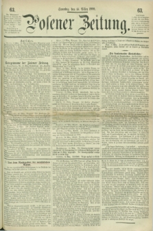 Posener Zeitung. 1868, [№] 63 (15 März) + dod.