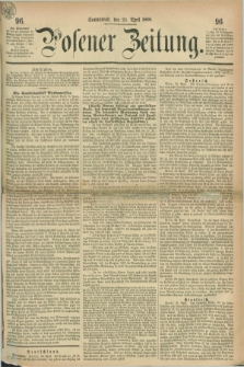 Posener Zeitung. 1868, [№] 96 (25 April) + dod.