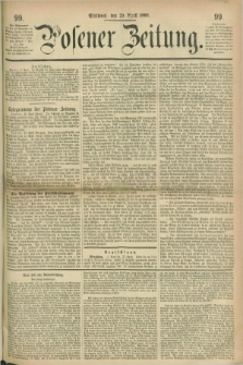 Posener Zeitung. 1868, [№] 99 (29 April) + dod.