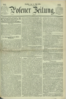 Posener Zeitung. 1868, [№] 115 (19 Mai) + dod.