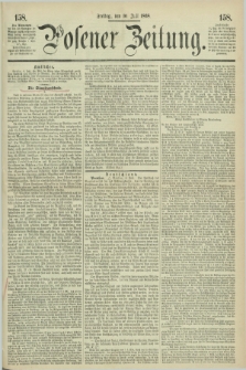 Posener Zeitung. 1868, [№] 158 (10 Juli) + dod.