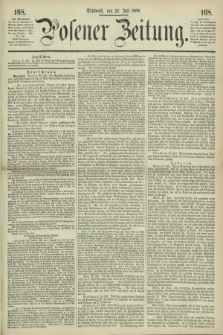 Posener Zeitung. 1868, [№] 168 (22 Juli) + dod.