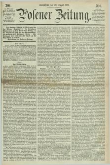 Posener Zeitung. 1868, [№] 201 (29 August) + dod.