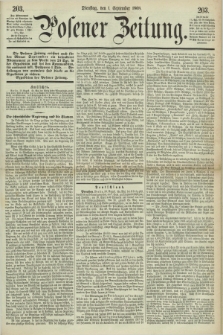 Posener Zeitung. 1868, [№] 203 (1 September) + dod.