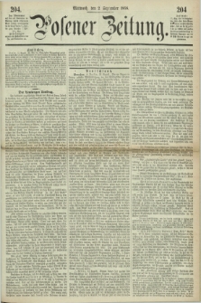 Posener Zeitung. 1868, [№] 204 (2 September) + dod.