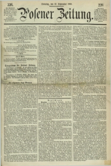 Posener Zeitung. 1868, [№] 226 (27 September) + dod.