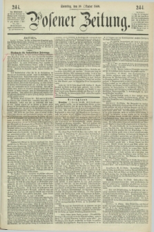 Posener Zeitung. 1868, [№] 244 (18 Oktober)