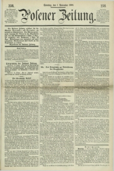Posener Zeitung. 1868, [№] 256 (1 November) + dod.