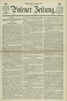 Posener Zeitung. 1868, [№] 262 (8 November) + dod.