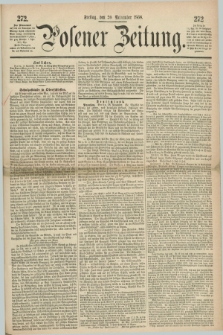 Posener Zeitung. 1868, [№] 272 (20 November) + dod.