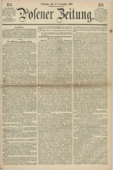 Posener Zeitung. 1868, [№] 274 (22 November) + dod.