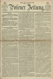 Posener Zeitung. 1868, [№] 278 (27 November) + dod.